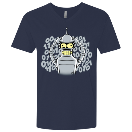 T-Shirts Midnight Navy / X-Small The Bender Joke Men's Premium V-Neck