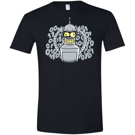 T-Shirts Black / X-Small The Bender Joke Men's Semi-Fitted Softstyle