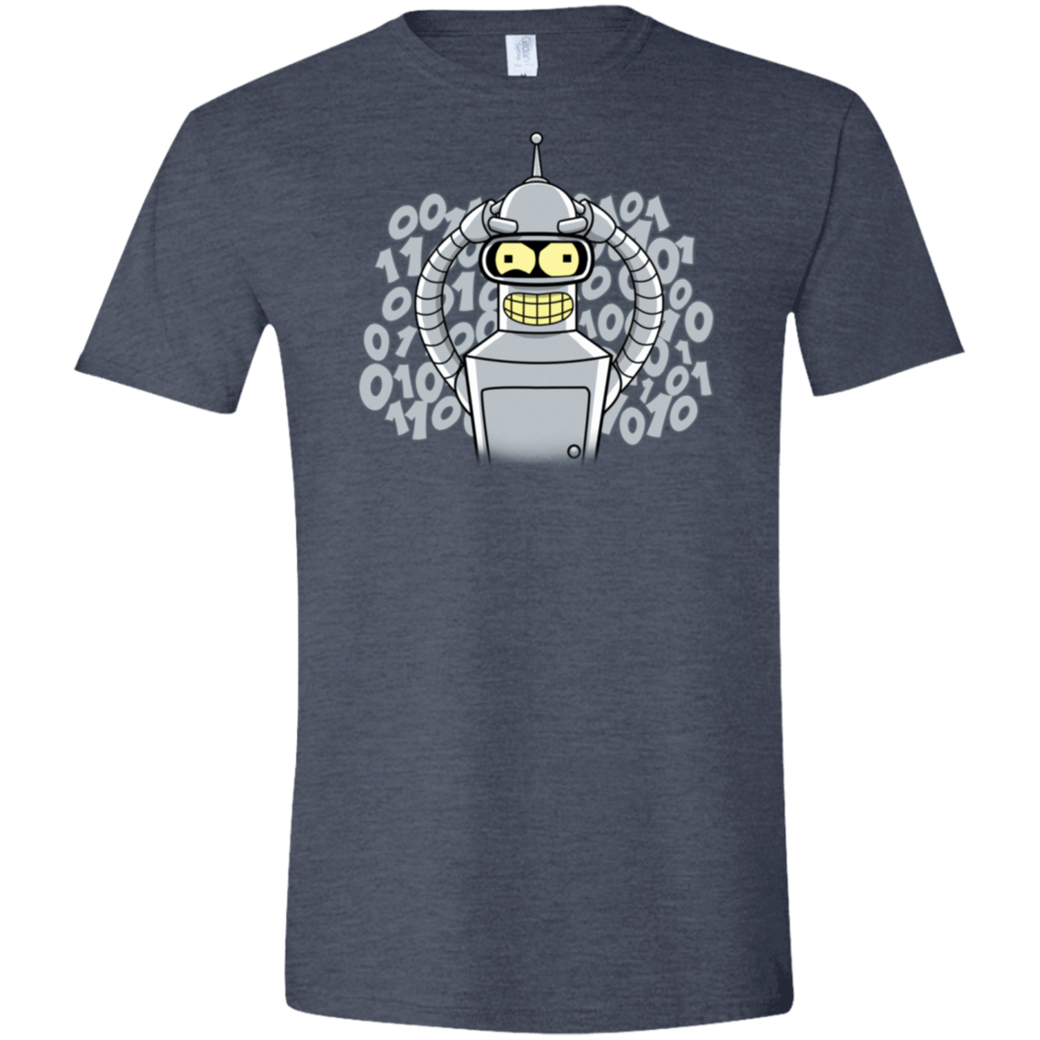 T-Shirts Heather Navy / S The Bender Joke Men's Semi-Fitted Softstyle