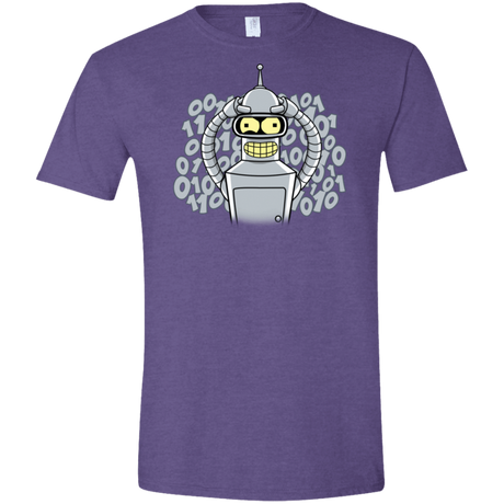 T-Shirts Heather Purple / S The Bender Joke Men's Semi-Fitted Softstyle