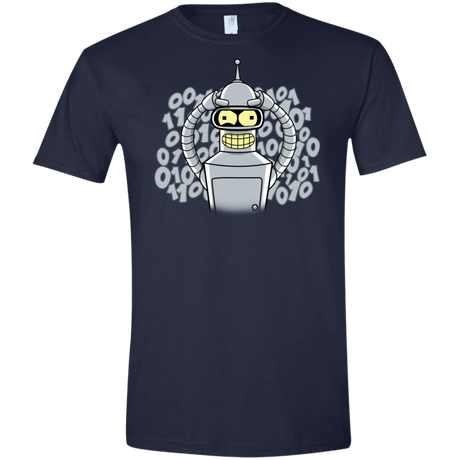 T-Shirts Navy / X-Small The Bender Joke Men's Semi-Fitted Softstyle
