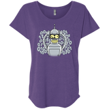 T-Shirts Purple Rush / X-Small The Bender Joke Triblend Dolman Sleeve