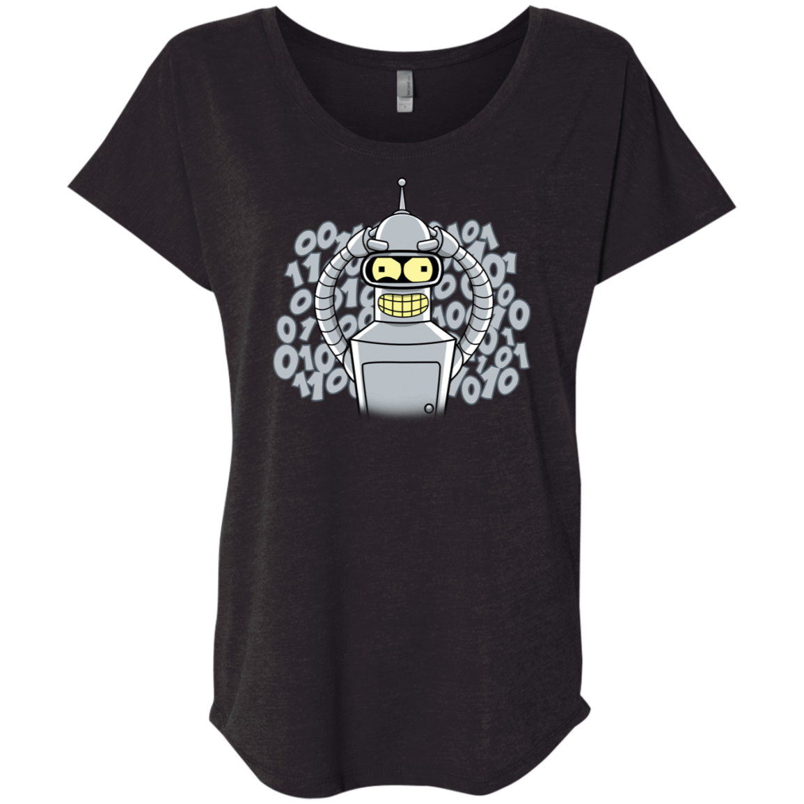 T-Shirts Vintage Black / X-Small The Bender Joke Triblend Dolman Sleeve