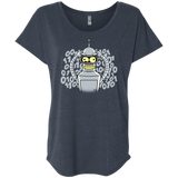 T-Shirts Vintage Navy / X-Small The Bender Joke Triblend Dolman Sleeve