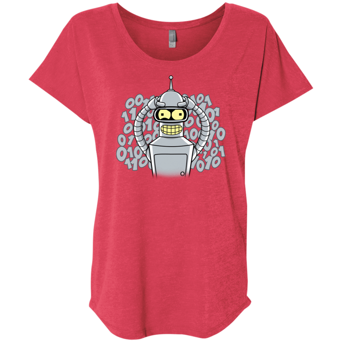 T-Shirts Vintage Red / X-Small The Bender Joke Triblend Dolman Sleeve