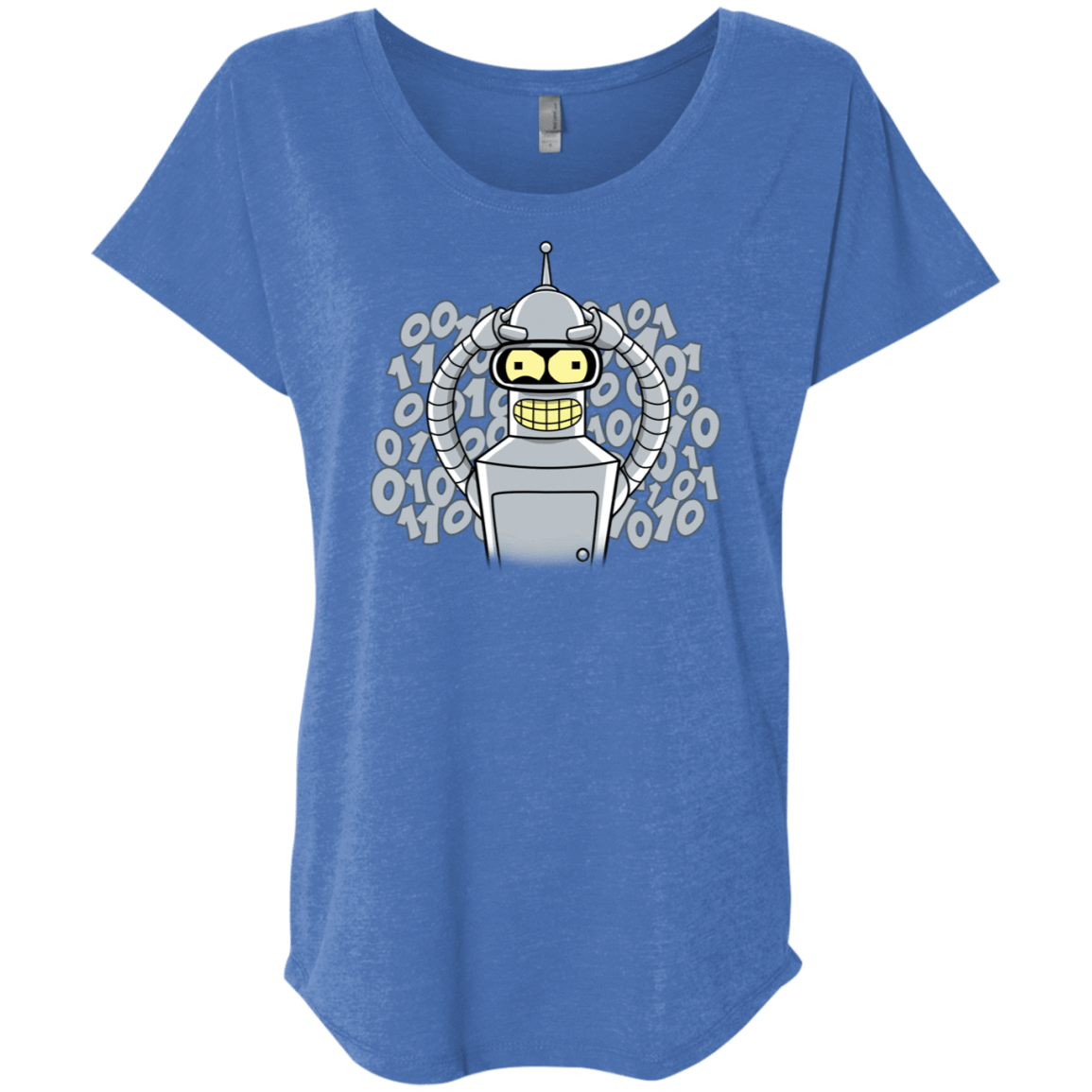 T-Shirts Vintage Royal / X-Small The Bender Joke Triblend Dolman Sleeve