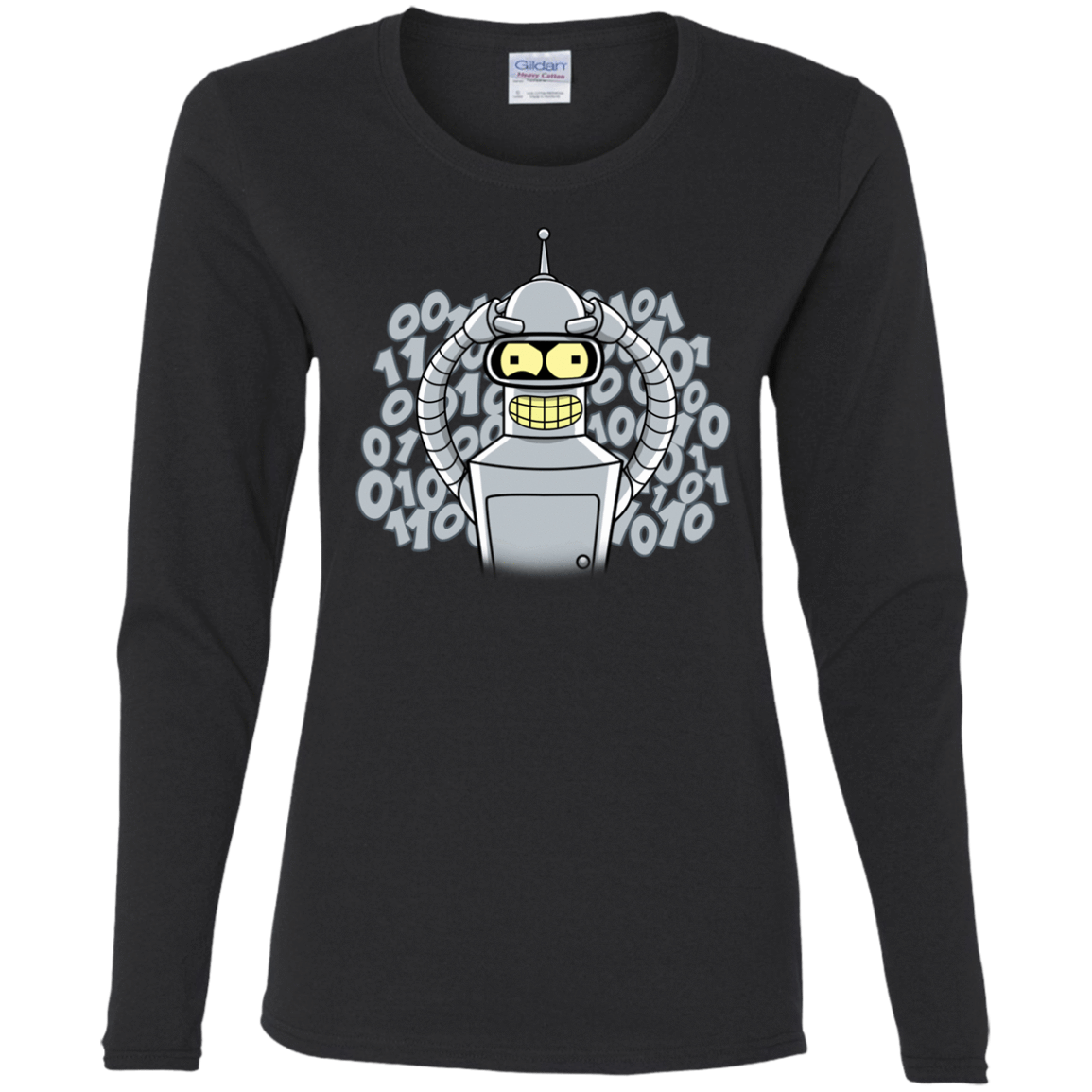 T-Shirts Black / S The Bender Joke Women's Long Sleeve T-Shirt