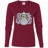 T-Shirts Cardinal / S The Bender Joke Women's Long Sleeve T-Shirt