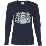 T-Shirts Navy / S The Bender Joke Women's Long Sleeve T-Shirt