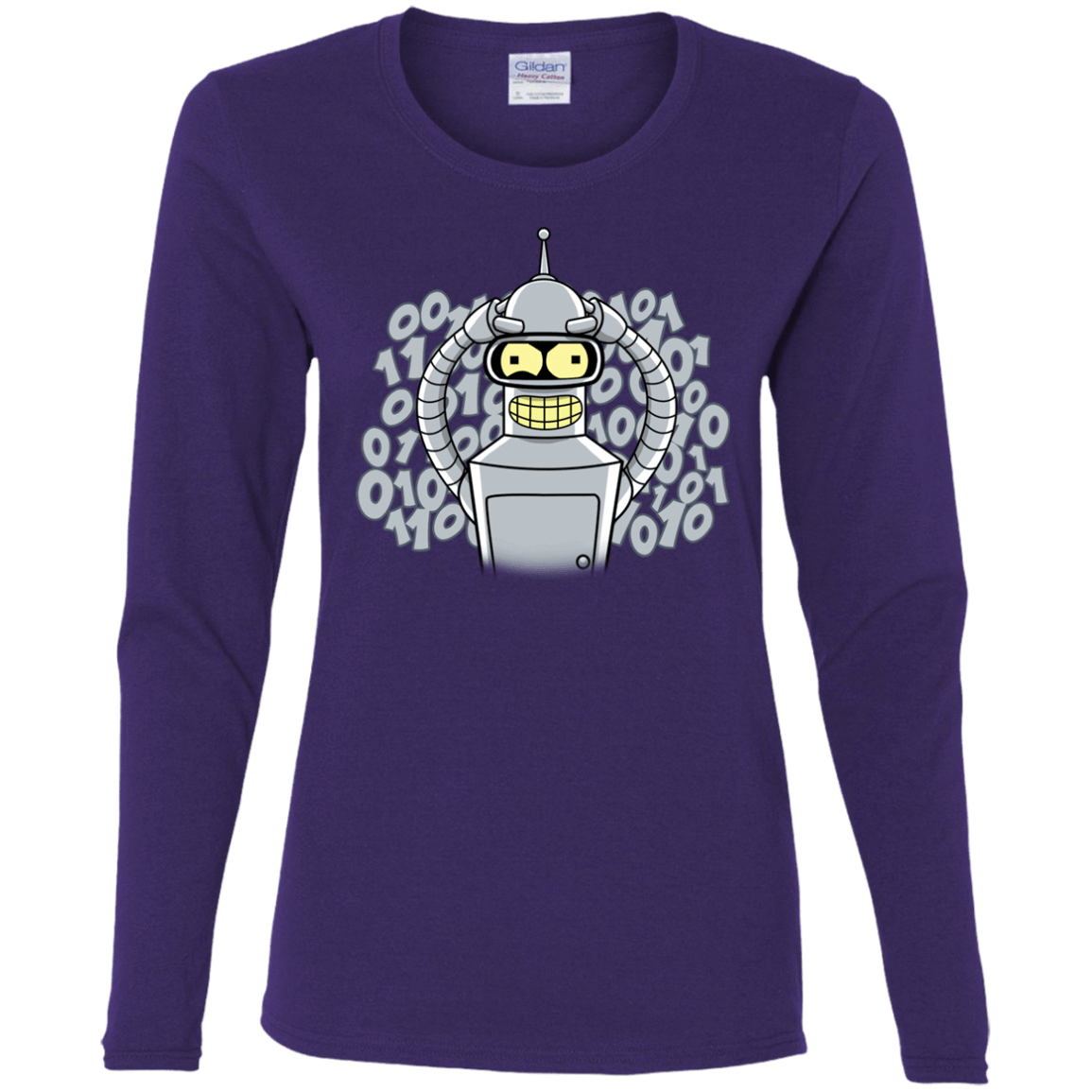 T-Shirts Purple / S The Bender Joke Women's Long Sleeve T-Shirt