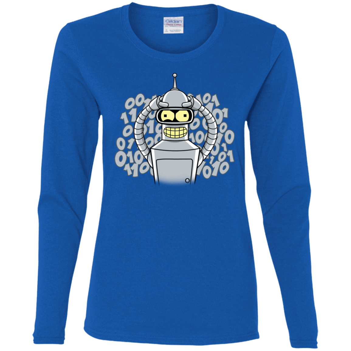 T-Shirts Royal / S The Bender Joke Women's Long Sleeve T-Shirt