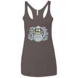 T-Shirts Macchiato / X-Small The Bender Joke Women's Triblend Racerback Tank
