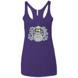 T-Shirts Purple Rush / X-Small The Bender Joke Women's Triblend Racerback Tank