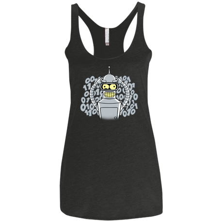 T-Shirts Vintage Black / X-Small The Bender Joke Women's Triblend Racerback Tank