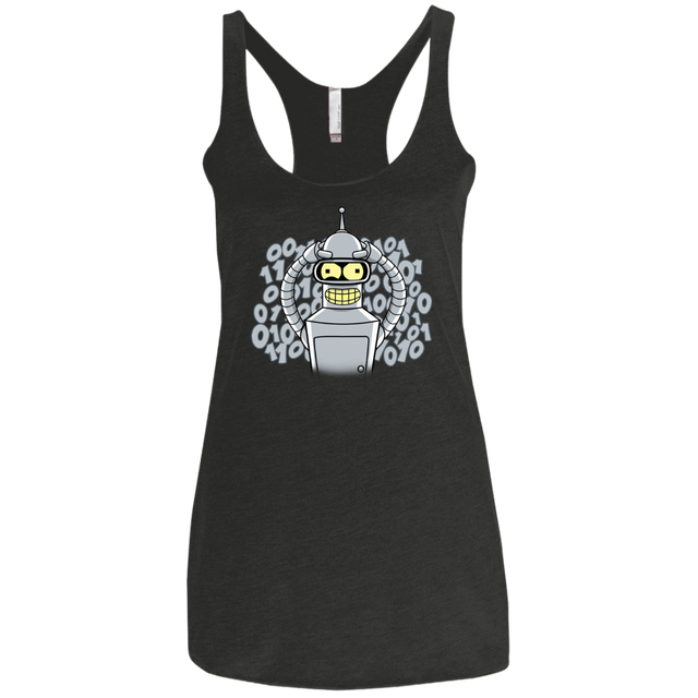 T-Shirts Vintage Black / X-Small The Bender Joke Women's Triblend Racerback Tank