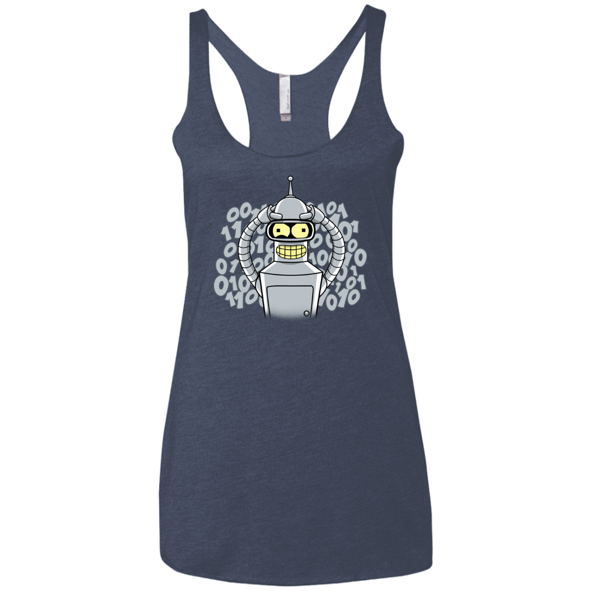 T-Shirts Vintage Navy / X-Small The Bender Joke Women's Triblend Racerback Tank
