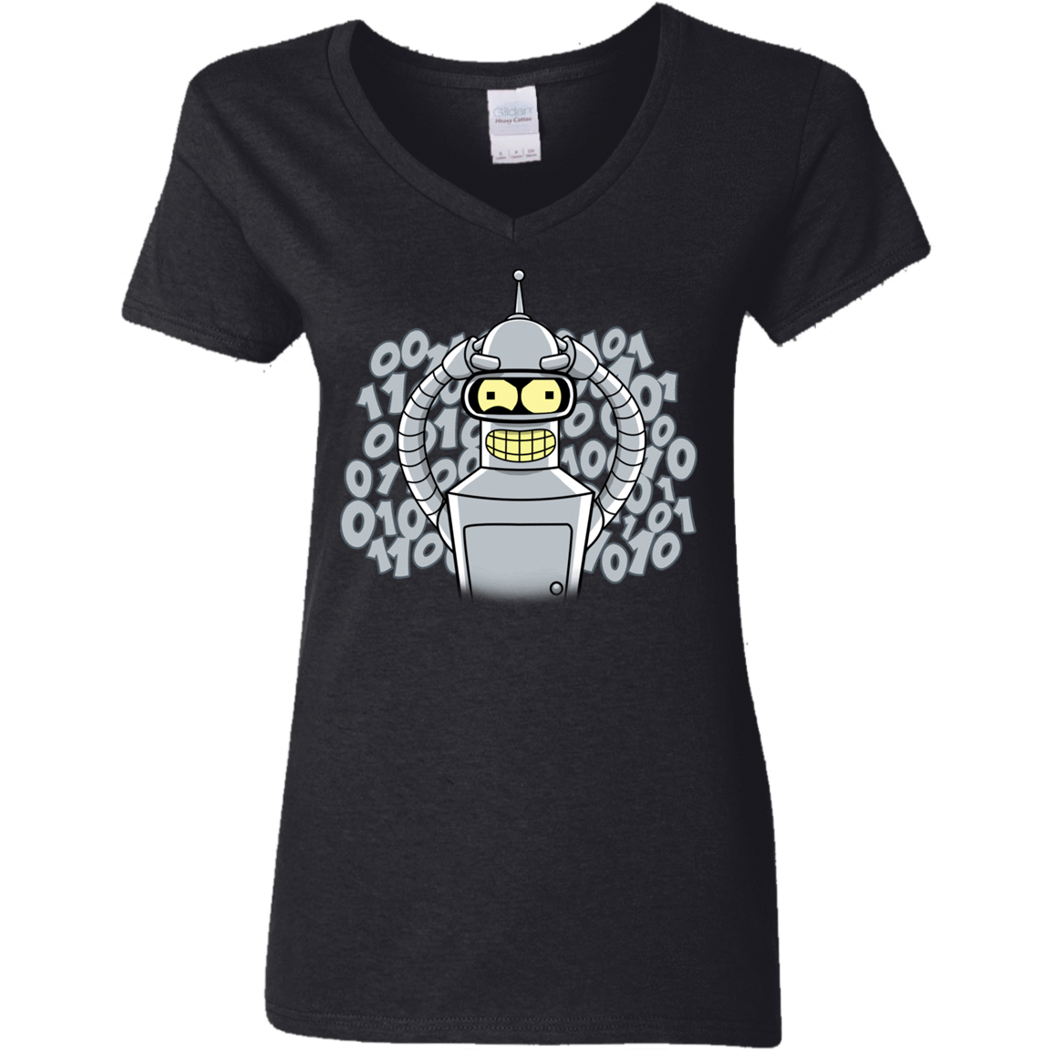 T-Shirts Black / S The Bender Joke Women's V-Neck T-Shirt