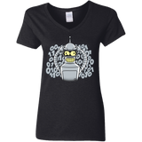 T-Shirts Black / S The Bender Joke Women's V-Neck T-Shirt