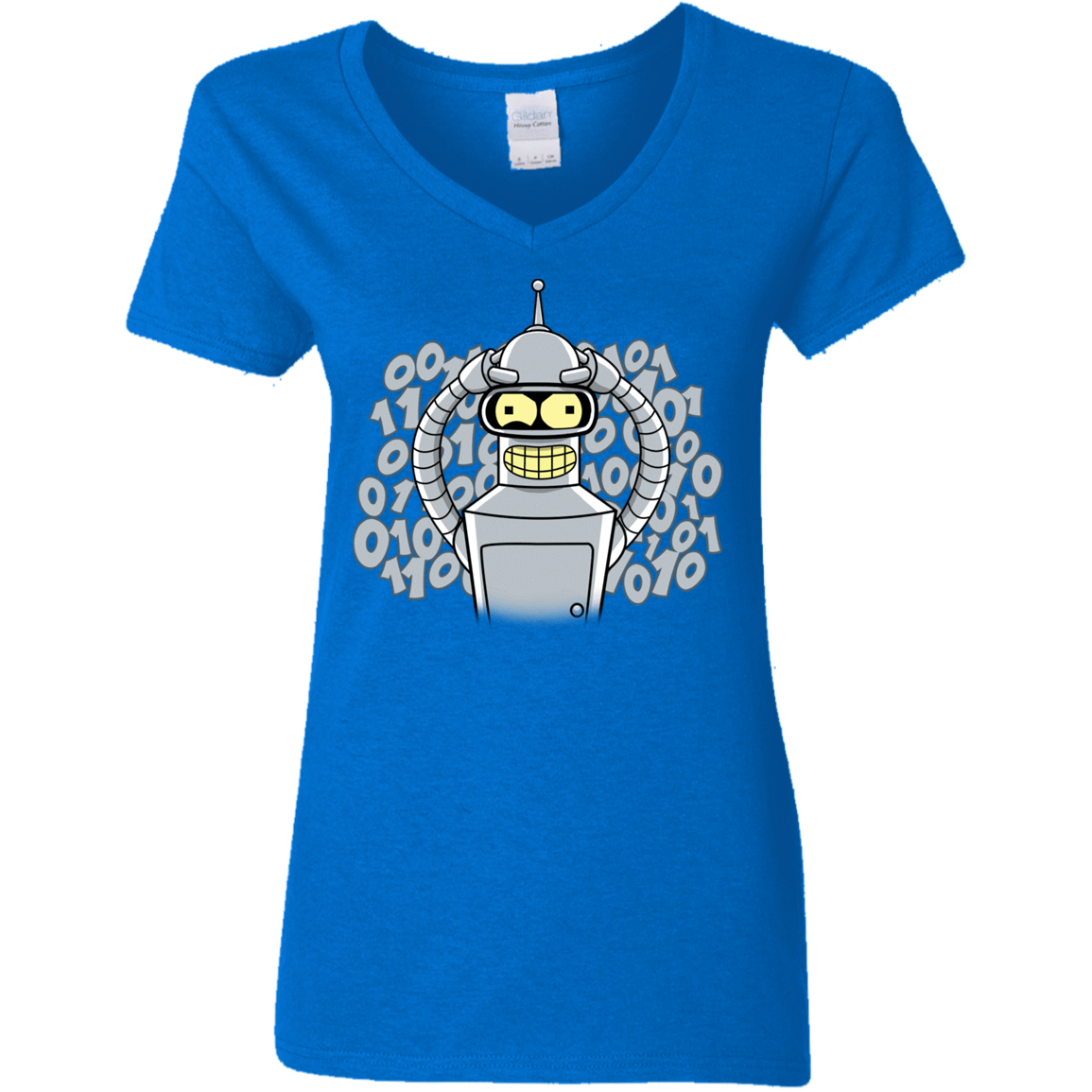 T-Shirts Royal / S The Bender Joke Women's V-Neck T-Shirt