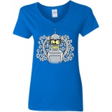 T-Shirts Royal / S The Bender Joke Women's V-Neck T-Shirt