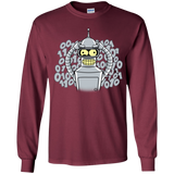 T-Shirts Maroon / YS The Bender Joke Youth Long Sleeve T-Shirt