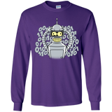 T-Shirts Purple / YS The Bender Joke Youth Long Sleeve T-Shirt