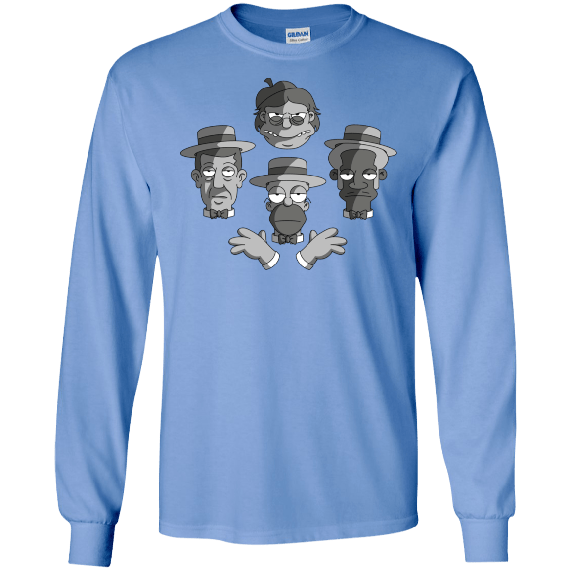 T-Shirts Carolina Blue / S The Besharps Rhapsody Men's Long Sleeve T-Shirt