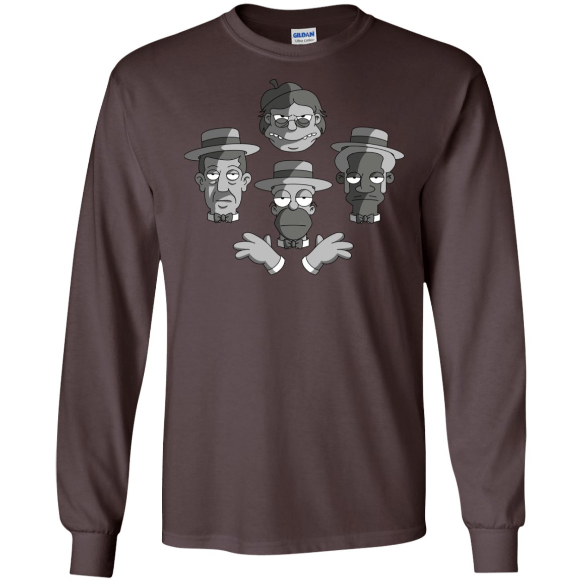 T-Shirts Dark Chocolate / S The Besharps Rhapsody Men's Long Sleeve T-Shirt