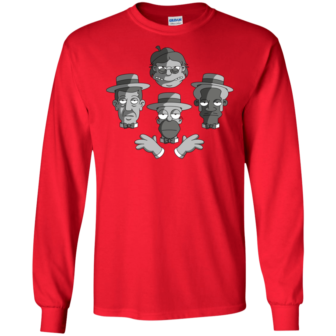 T-Shirts Red / S The Besharps Rhapsody Men's Long Sleeve T-Shirt