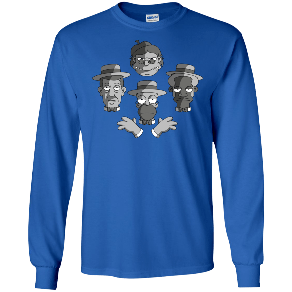 T-Shirts Royal / S The Besharps Rhapsody Men's Long Sleeve T-Shirt