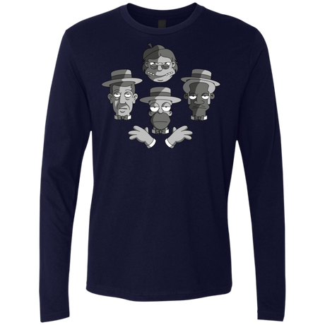 T-Shirts Midnight Navy / S The Besharps Rhapsody Men's Premium Long Sleeve