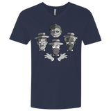 T-Shirts Midnight Navy / X-Small The Besharps Rhapsody Men's Premium V-Neck