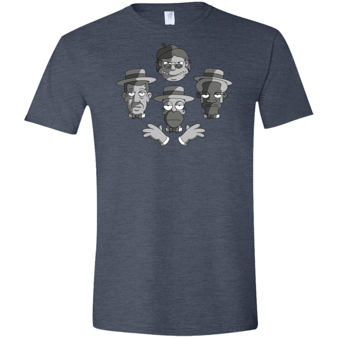 T-Shirts Heather Navy / S The Besharps Rhapsody Men's Semi-Fitted Softstyle