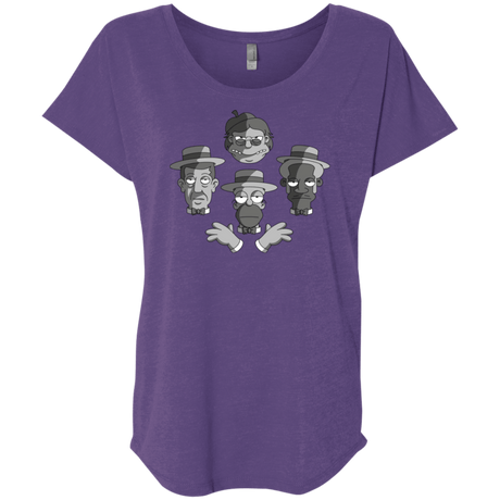 T-Shirts Purple Rush / X-Small The Besharps Rhapsody Triblend Dolman Sleeve