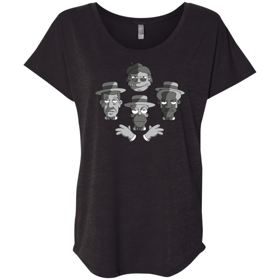 T-Shirts Vintage Black / X-Small The Besharps Rhapsody Triblend Dolman Sleeve