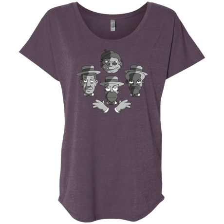 T-Shirts Vintage Purple / X-Small The Besharps Rhapsody Triblend Dolman Sleeve