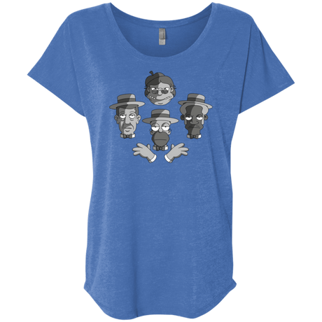 T-Shirts Vintage Royal / X-Small The Besharps Rhapsody Triblend Dolman Sleeve