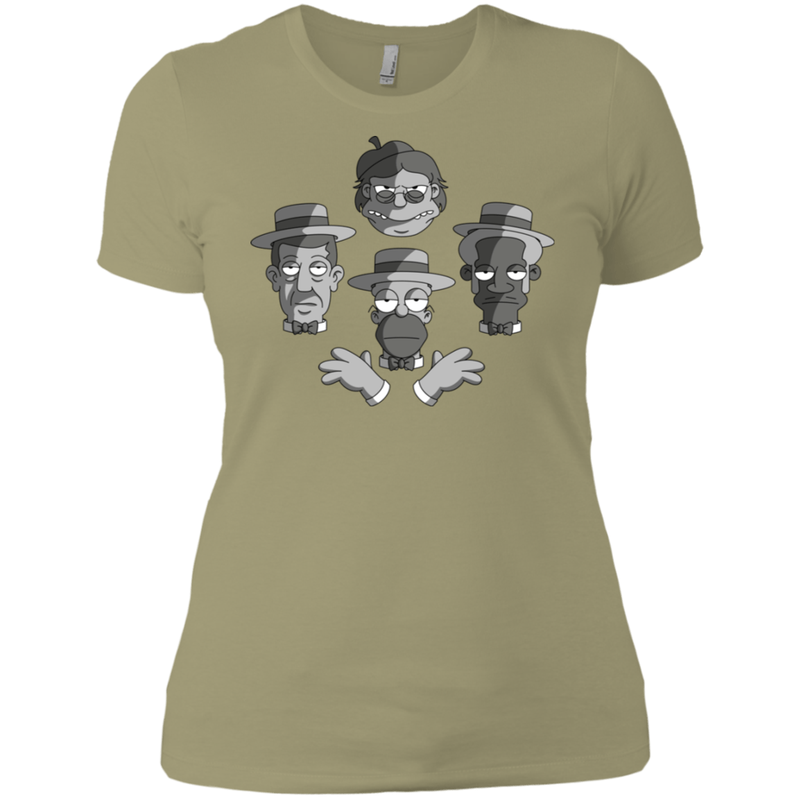 T-Shirts Light Olive / X-Small The Besharps Rhapsody Women's Premium T-Shirt