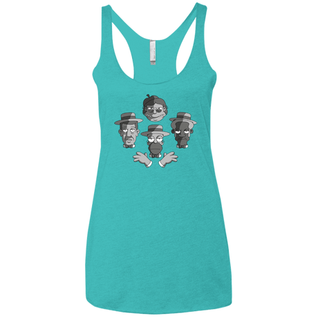 T-Shirts Tahiti Blue / X-Small The Besharps Rhapsody Women's Triblend Racerback Tank