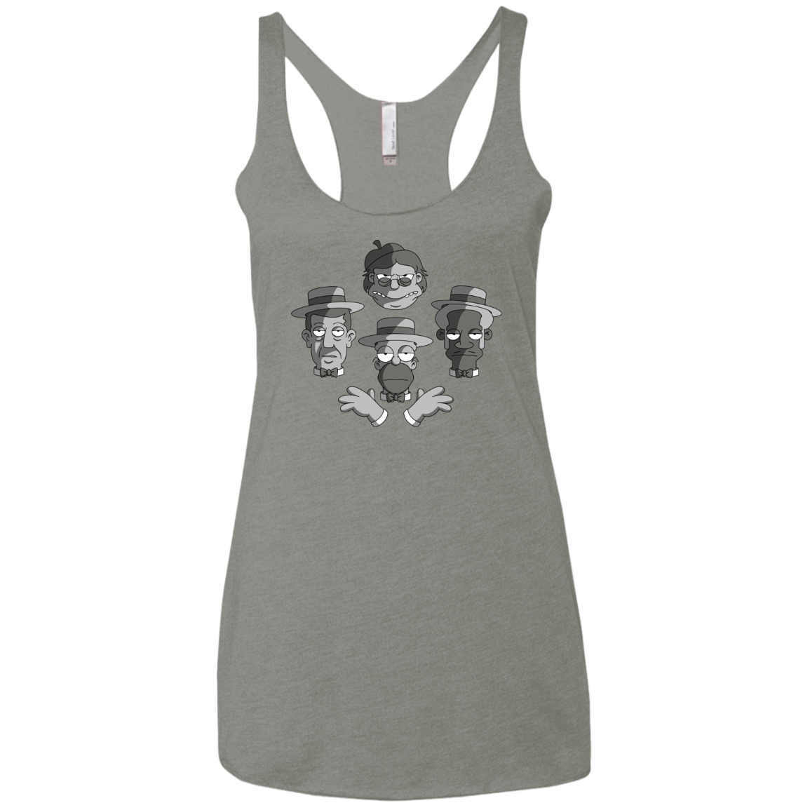 T-Shirts Venetian Grey / X-Small The Besharps Rhapsody Women's Triblend Racerback Tank