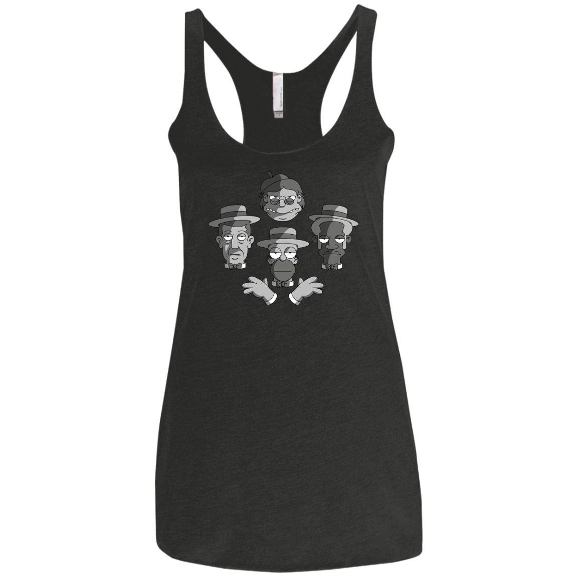 T-Shirts Vintage Black / X-Small The Besharps Rhapsody Women's Triblend Racerback Tank