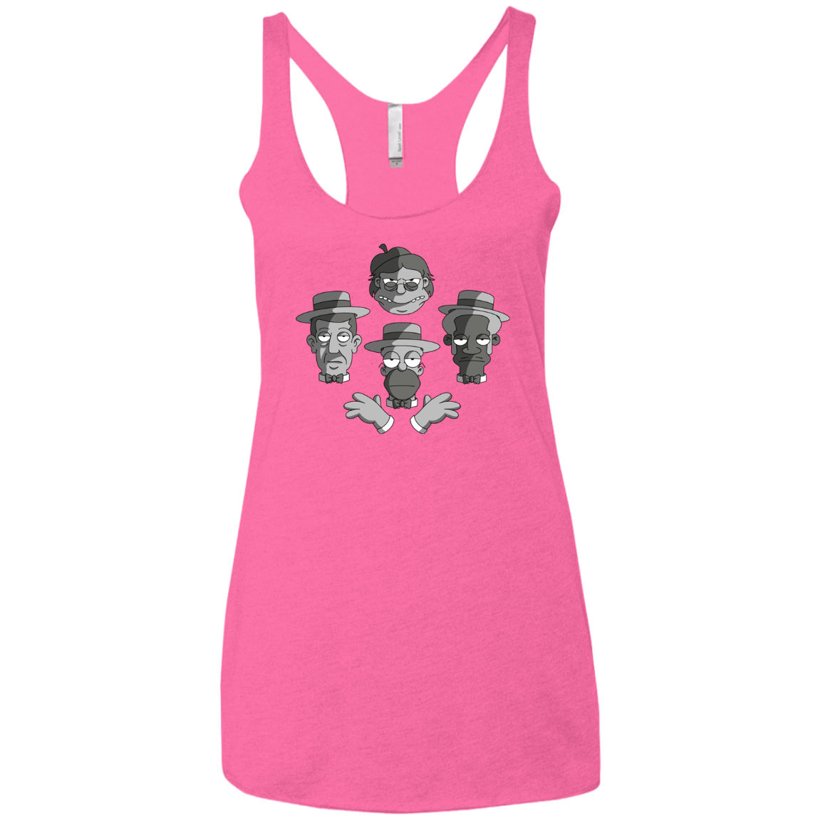 T-Shirts Vintage Pink / X-Small The Besharps Rhapsody Women's Triblend Racerback Tank