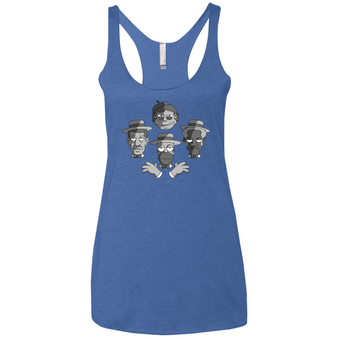 T-Shirts Vintage Royal / X-Small The Besharps Rhapsody Women's Triblend Racerback Tank