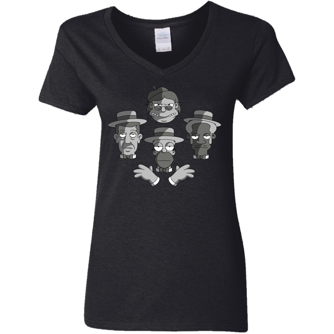 T-Shirts Black / S The Besharps Rhapsody Women's V-Neck T-Shirt