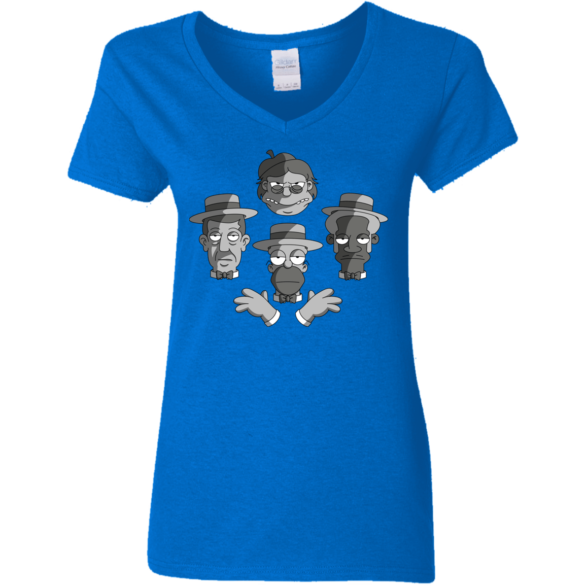 T-Shirts Royal / S The Besharps Rhapsody Women's V-Neck T-Shirt