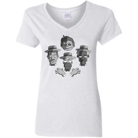 T-Shirts White / S The Besharps Rhapsody Women's V-Neck T-Shirt