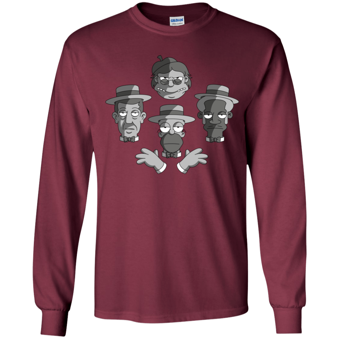 T-Shirts Maroon / YS The Besharps Rhapsody Youth Long Sleeve T-Shirt