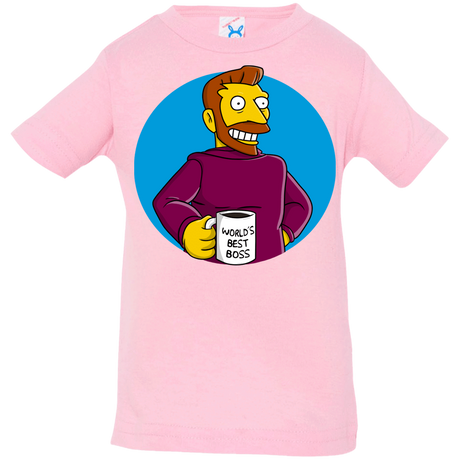 T-Shirts Pink / 6 Months The Best Boss Infant Premium T-Shirt