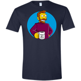 T-Shirts Navy / X-Small The Best Boss Men's Semi-Fitted Softstyle