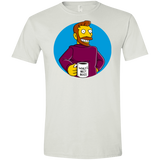 T-Shirts White / X-Small The Best Boss Men's Semi-Fitted Softstyle